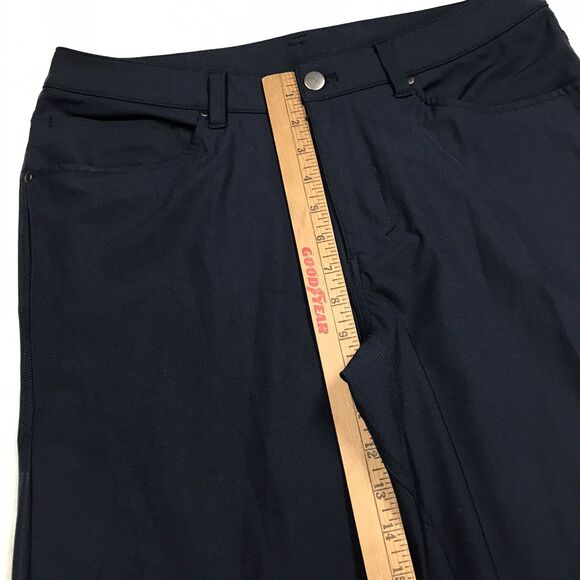 LULULEMON Pants Men 31 (32x28) Navy Classic 5 Pocket ABC Warpstreme Chino - Picture 8 of 12